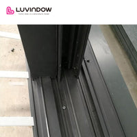 Grey Frame Commercial Lift-Sliding Door