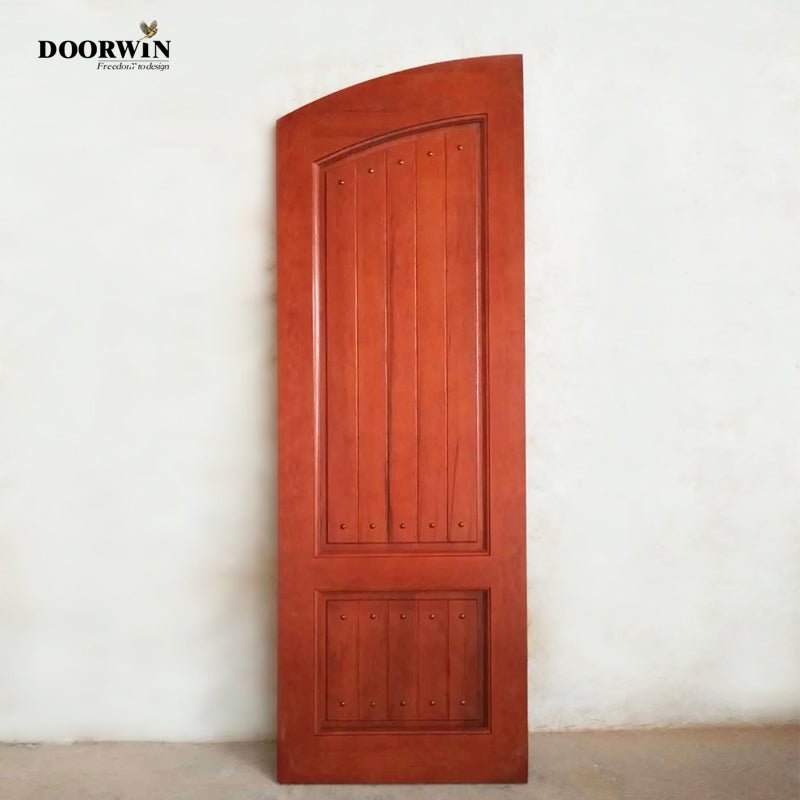 2018 Presell Product Carving Design Pattern Arched Deisgn with American Design Handle - China Entry Door, French Entry Door - Doorwin Group Windows & Doors