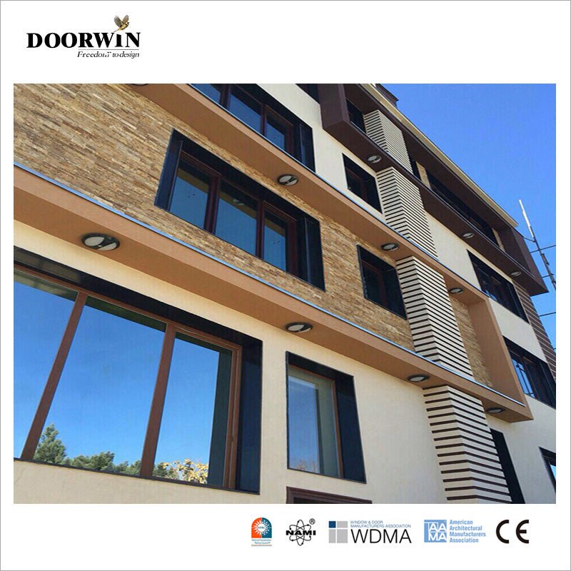 2021[RECOMMENDED WOOD WINDOW] In Accordance With U.S. and Afghanistan Building Code High Performance Aluminum Windows From German Technology Wood Aluminum Window - Doorwin Group Windows & Doors