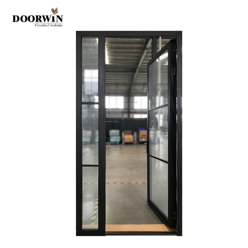 2022[ ALUMINUM ENTRY] DOORWIN aluminum profile windows and door aluminium glass door design commercial entry doors by Doorwin - Doorwin Group Windows & Doors