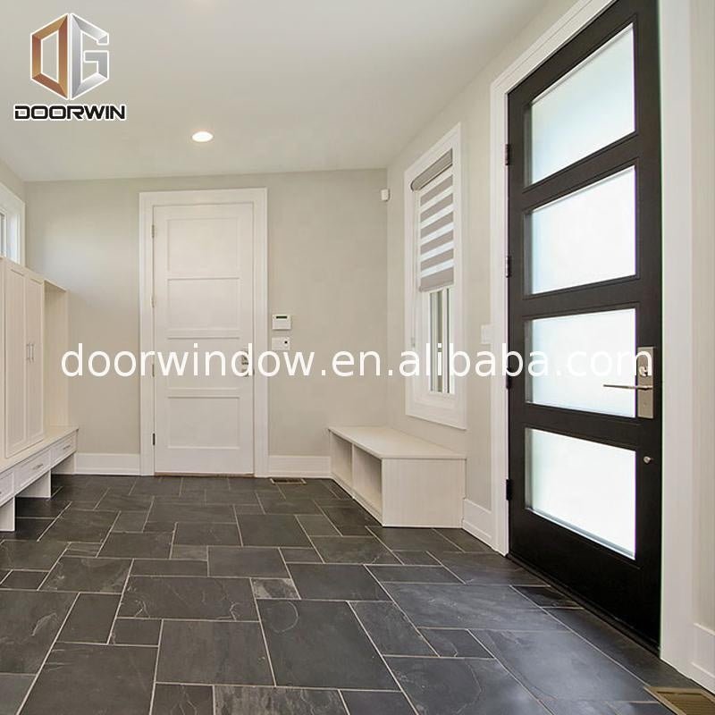 2022[ ALUMINUM ENTRY]Antique solid wood exterior doors aluminum composite door aluminium glass double entry by Doorwin - Doorwin Group Windows & Doors