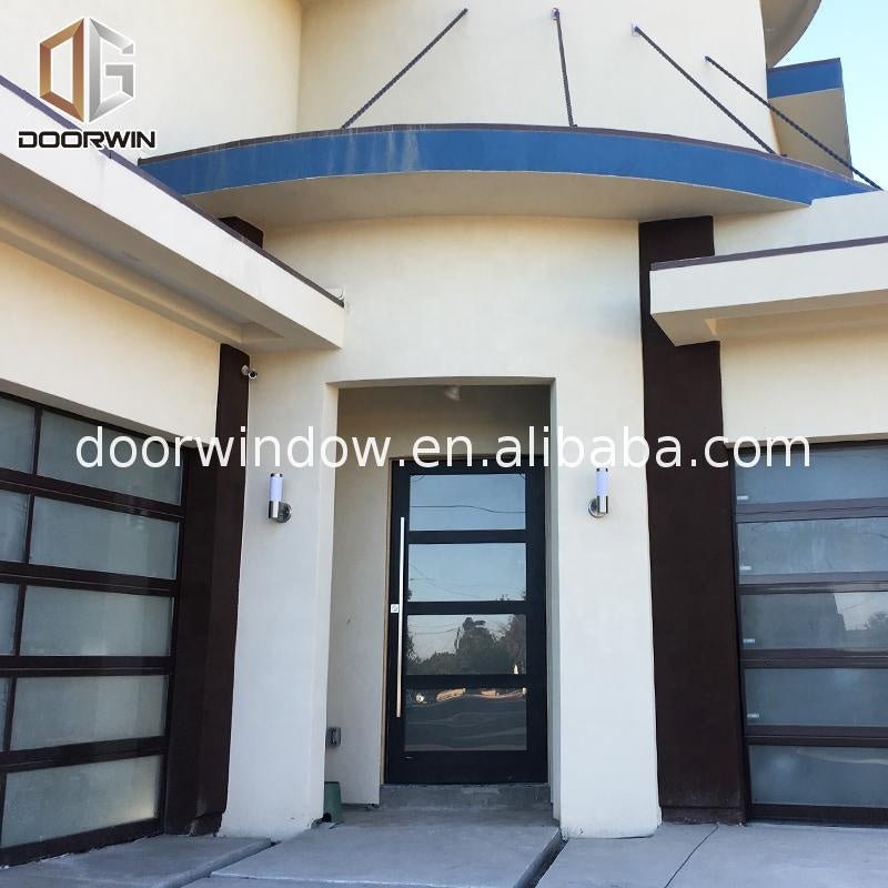 2022[ ALUMINUM ENTRY]Antique solid wood exterior doors aluminum composite door aluminium glass double entry by Doorwin - Doorwin Group Windows & Doors