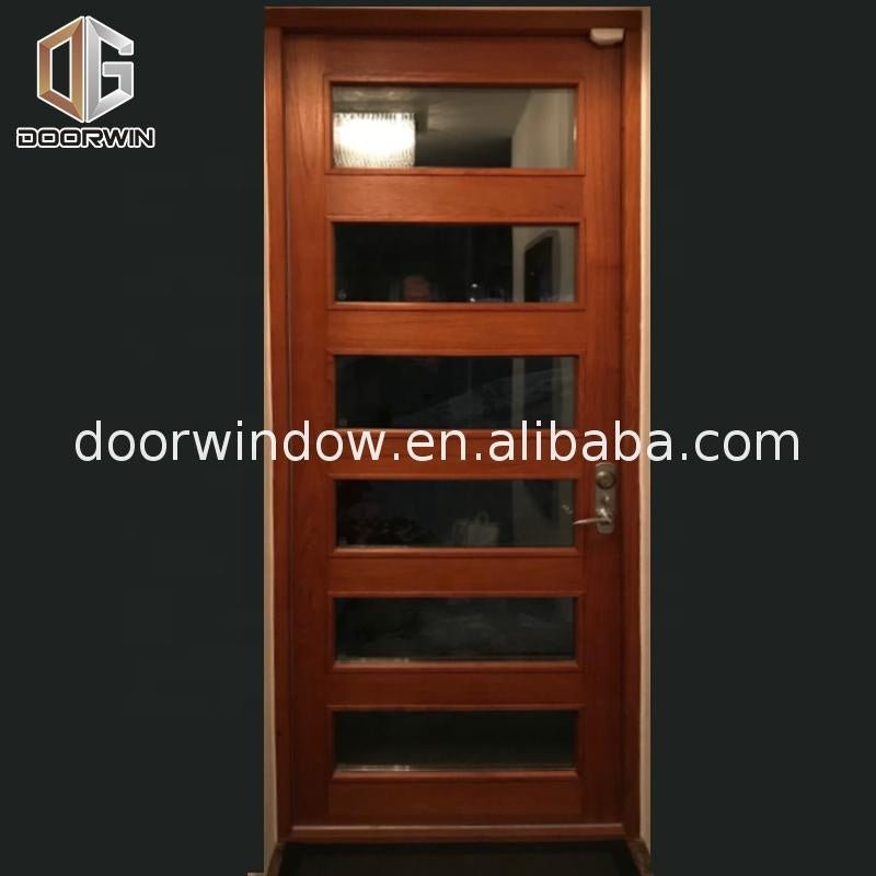 2022[ ALUMINUM ENTRY]Antique solid wood exterior doors aluminum composite door aluminium glass double entry by Doorwin - Doorwin Group Windows & Doors