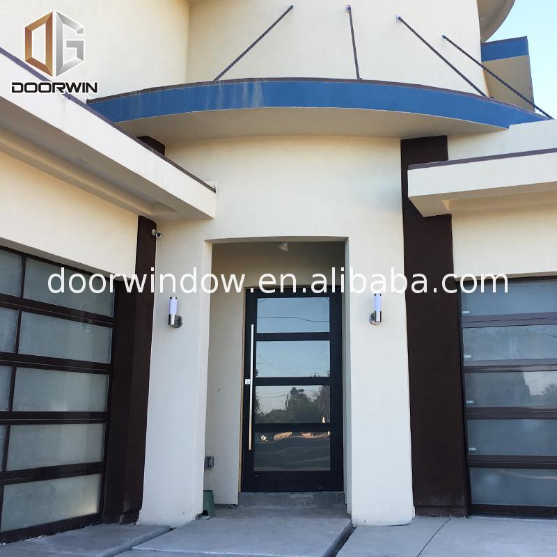 2022[ ALUMINUM ENTRY]DOORWIN 2021Wholesale price full lite wood entry door frosted glass oak doors front inserts lowes - Doorwin Group Windows & Doors