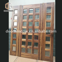2022 Hot sale new products italian design wooden doors front wood double door designs exterior by Doorwin - Doorwin Group Windows & Doors