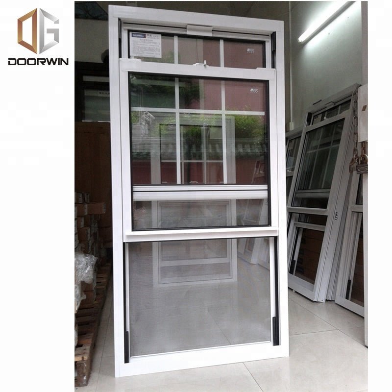 2022 latest design American Single Hung Thermal Break Aluminum vertical Sliding Window with inside grill by Doorwin - Doorwin Group Windows & Doors
