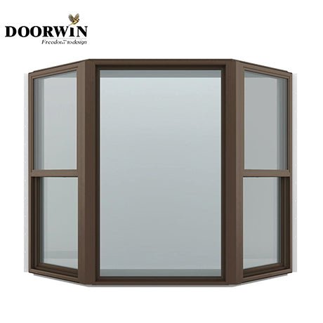 2022 New York city Best sale wood material casement bay bow window with Fully Tempered Safty Glass - Doorwin Group Windows & Doors