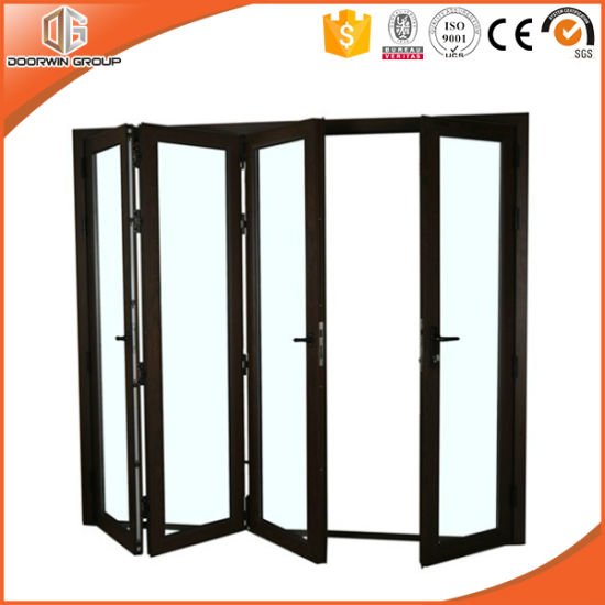 2022[ALUMINUM BI-FOLD DOOR]4 Panels Thermal Break Aluminum Bi Fold Door Powder Coating - China Aluminum Folding Door, Bi Fold Door - Doorwin Group Windows & Doors