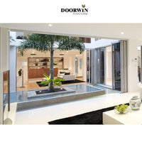 2022［ALUMINUM BI-FOLD DOOR］Latest Design Aluminum Alloy Insulated Bi Folding Door - China Folding Glass Door, Pella Folding Doors - Doorwin Group Windows & Doors