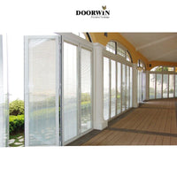 2022［ALUMINUM BI-FOLD DOOR］Latest Design Aluminum Alloy Insulated Bi Folding Door - China Folding Glass Door, Pella Folding Doors - Doorwin Group Windows & Doors