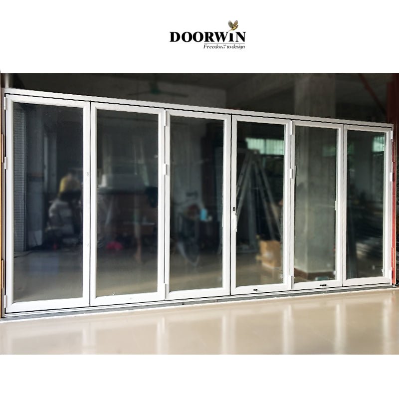 2022［ALUMINUM BI-FOLD DOOR］Latest Design Aluminum Alloy Insulated Bi Folding Door - China Folding Glass Door, Pella Folding Doors - Doorwin Group Windows & Doors