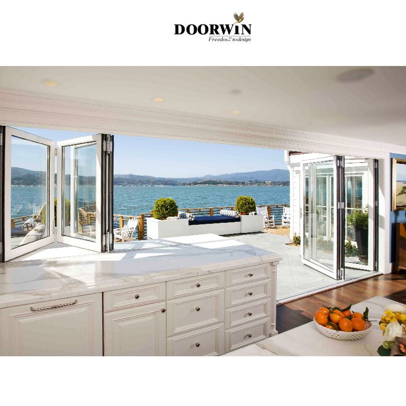 2022［ALUMINUM BI-FOLD DOOR］Latest Design Aluminum Alloy Insulated Bi Folding Door - China Folding Glass Door, Pella Folding Doors - Doorwin Group Windows & Doors