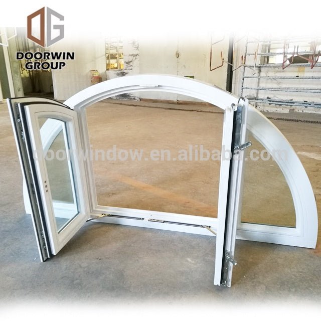 2022[ALUMINUM SPECIALTY SHAPES]Canadian pine wooden arched top French push out windows by Doorwin - Doorwin Group Windows & Doors