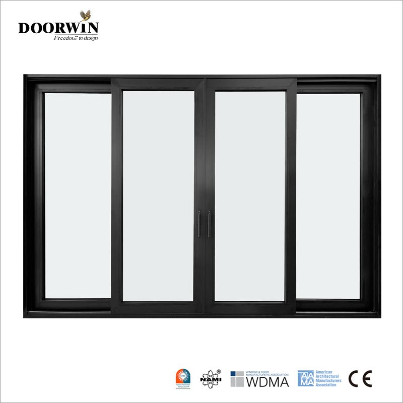 2022[RECOMMENDED ALUMINUM SLIDING] Modern strong thermal broken aluminium narrow frame large glass lift and slide sliding doors - Doorwin Group Windows & Doors