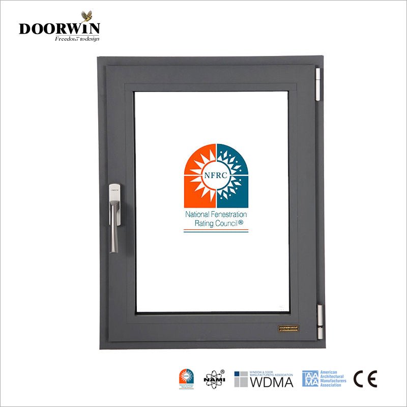 2022USA good quality america style aluminium air ventilation reception house airproof windows - Doorwin Group Windows & Doors