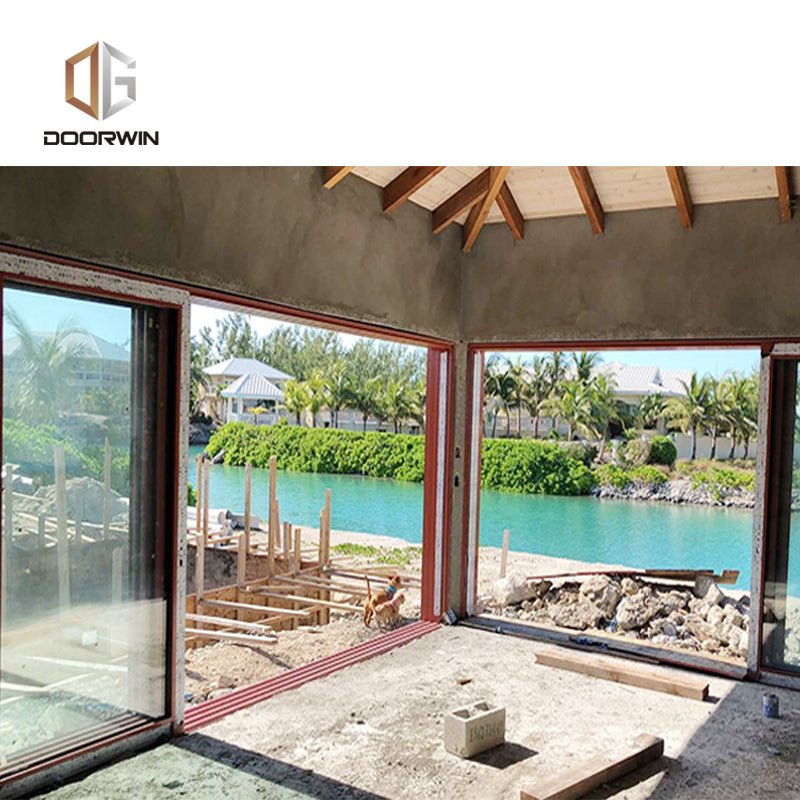 3 tracks 6 panels large glass sliding doors by Doorwin - Doorwin Group Windows & Doors