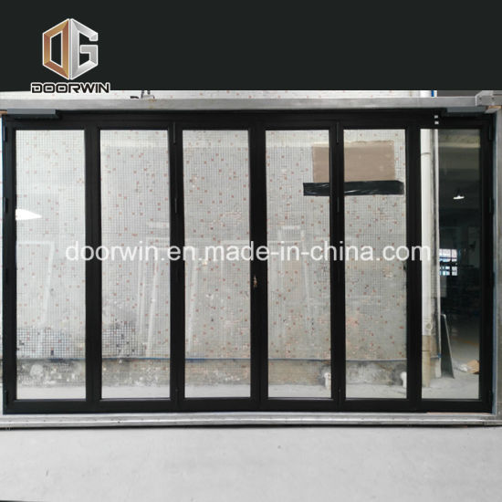 Aluminum Clad Wood Glass Folding Door, Customized Size and Latest Design Thermal Break Aluminium Folding Door - China Bifold Door, Bi Fold Door - Doorwin Group Windows & Doors