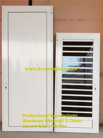 Aluminum Glass Shutter Door with Flyscreen - China Aluminum Glass Shutter, Shutter Door - Doorwin Group Windows & Doors