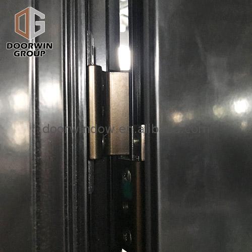 Aluminum entrance door double glass hinged in powder coating by Doorwin on Alibaba - Doorwin Group Windows & Doors