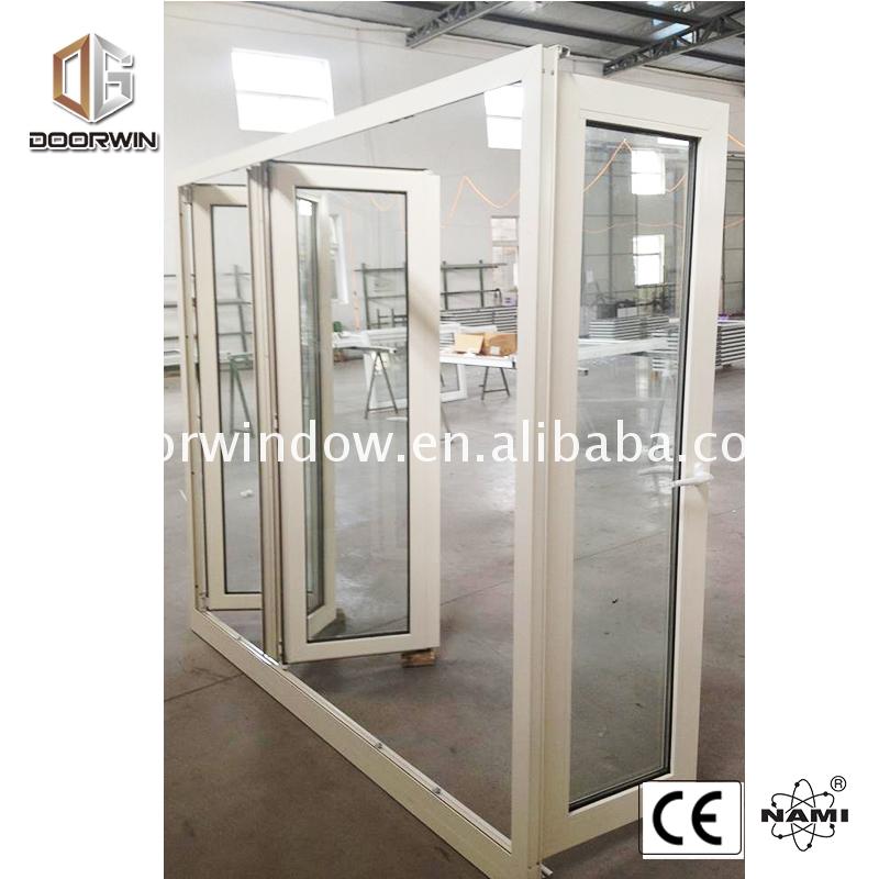 Aluminum modern design glass bi folding window and door interior used - Doorwin Group Windows & Doors