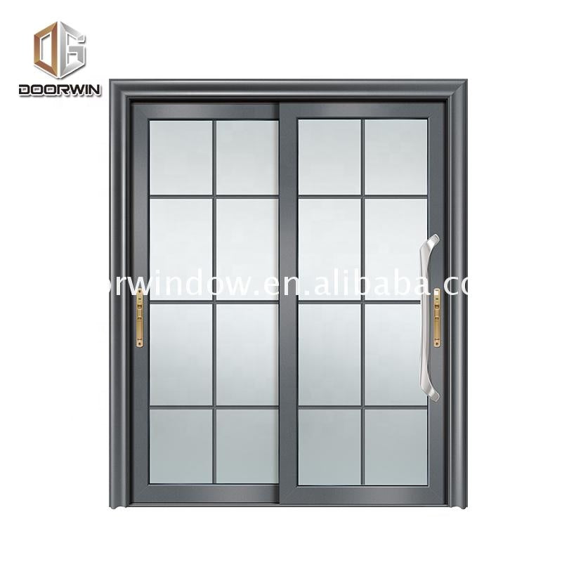 Aluminum partition wall glass door and window for office cheap curtains - Doorwin Group Windows & Doors