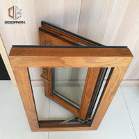 aluminum wood outswing casement window with tempered glass windows style - Doorwin Group Windows & Doors