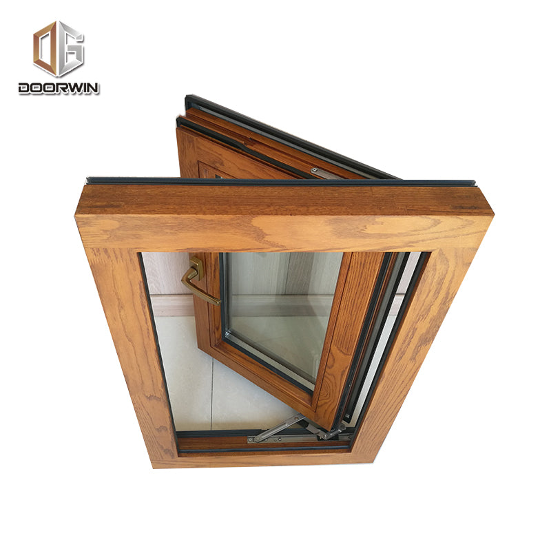 aluminum wood outswing casement window with tempered glass windows style - Doorwin Group Windows & Doors