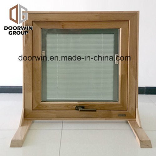 Afghan Style Aluminum Clad Wood Casement Window, Built-in Shutter Awning Window for Afghan Client - China Aluminum Window - Doorwin Group Windows & Doors