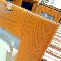 alu-clad oak wood French push out casement window - Doorwin Group Windows & Doors