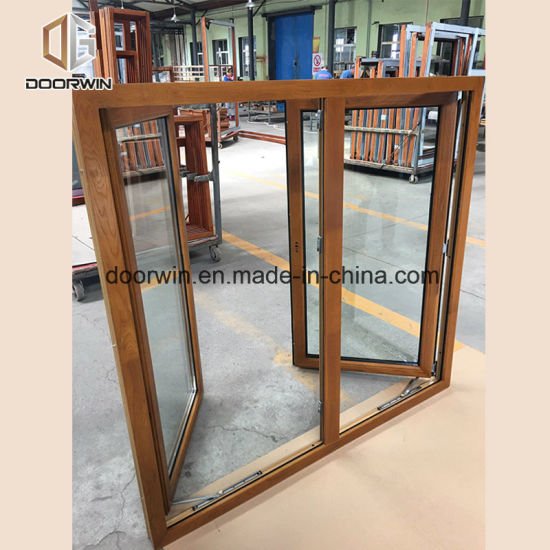 Alu-Clad Oak Wood French Push out Window - China Window, Three Glasses ...