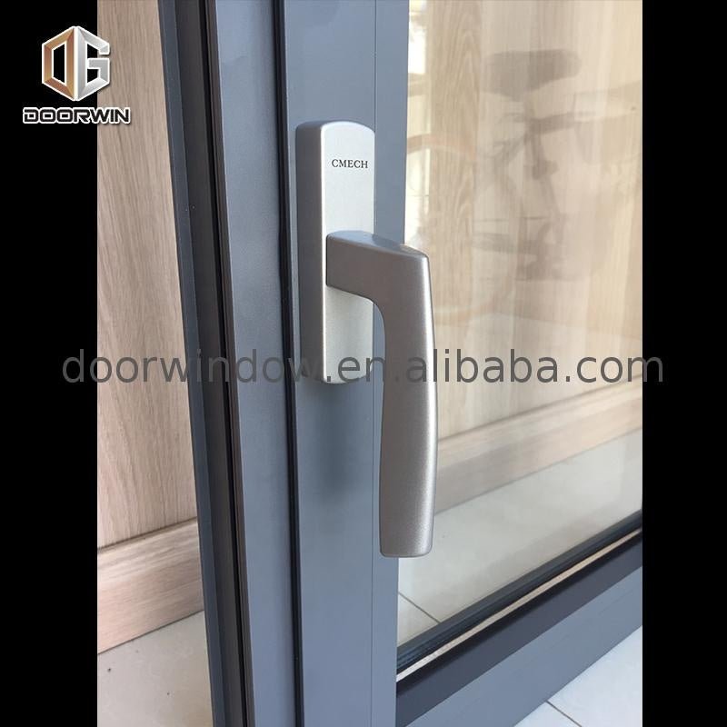 Aluminium casement windows and doors with in swing panes as certificates window sub frame top head - Doorwin Group Windows & Doors