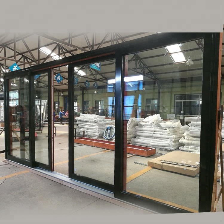 Aluminium clad wood lift and sliding doors / wood grain sliding glass doors by Doorwin on Alibaba - Doorwin Group Windows & Doors