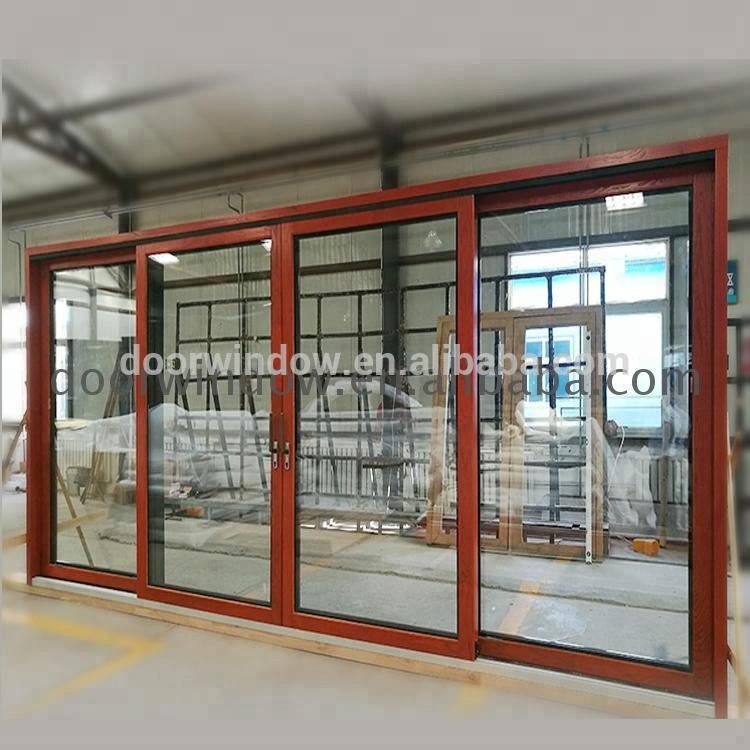 Aluminium framed glass sliding entry doors by Doorwin on Alibaba - Doorwin Group Windows & Doors