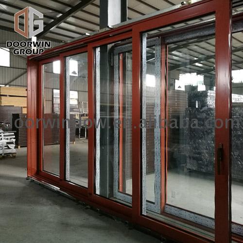 Aluminium sliding glass doors door with flyscreen by Doorwin on Alibaba - Doorwin Group Windows & Doors