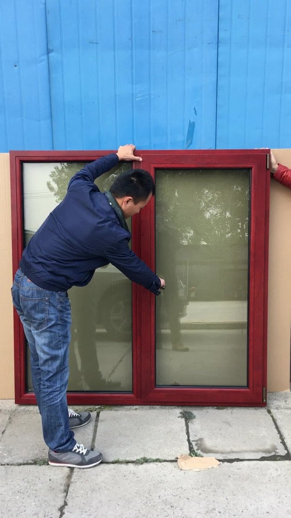 Aluminium window with hinge handle extrusions for by Doorwin on Alibaba - Doorwin Group Windows & Doors