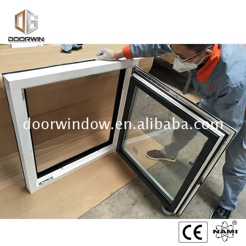 Aluminium window with hinge handle extrusions for by Doorwin on Alibaba - Doorwin Group Windows & Doors