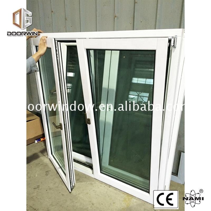 Aluminium window with hinge handle extrusions for by Doorwin on Alibaba - Doorwin Group Windows & Doors