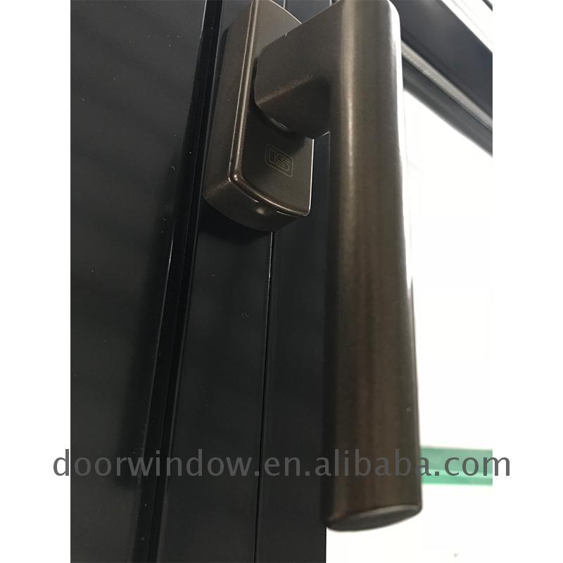Aluminium windows black powder coating awning window glass wholesale European - Doorwin Group Windows & Doors
