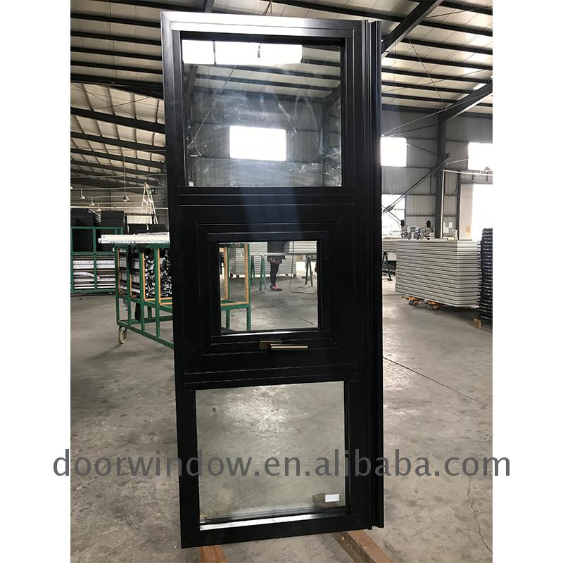 Aluminium windows black powder coating awning window glass wholesale Europeanby Doorwin - Doorwin Group Windows & Doors