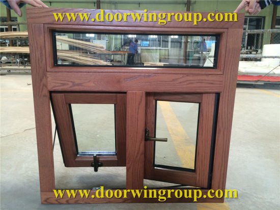 Aluminum Clad America Oak Wood Casement Window - China Aluminum Window, Wood Aluminum Window - Doorwin Group Windows & Doors
