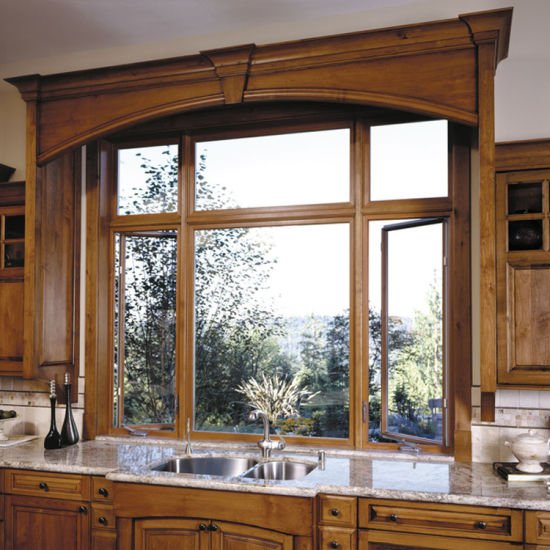 Aluminum Clad Oak Wood Casement Window - China Casement Window, American Style Casement Window - Doorwin Group Windows & Doors