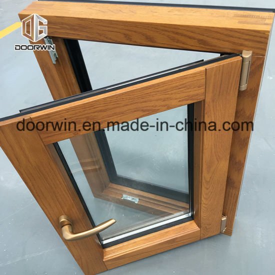 Aluminum Clad Oak Wood Tilt Turn Window - China Tilt and Turn Window, Casement Window - Doorwin Group Windows & Doors