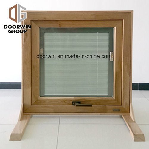 Aluminum Clad Wood Casement Window Built-in Blinds Integral Shutter Inward Opening Double Tempered Glass Window - China Aluminum Window, Wood Aluminum Window - Doorwin Group Windows & Doors