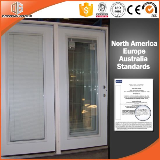 Aluminum Clad Wood Casement Window Built-in Blinds Integral Shutter Inward Opening Window Afghan Client - China Aluminum Window, Wood Aluminum Window - Doorwin Group Windows & Doors