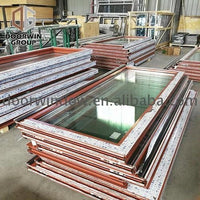 Aluminum door jamb frameless glass frame details by Doorwin on Alibaba - Doorwin Group Windows & Doors