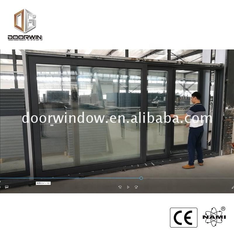 aluminum double open glass sliding door - Doorwin Group Windows & Doors