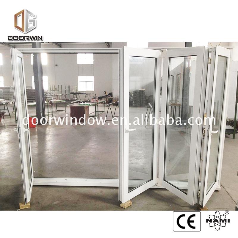 Aluminum fashionable design bi folding window and door exterior used corner bi-folding - Doorwin Group Windows & Doors