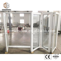 Aluminum fashionable design bi folding window and door exterior used corner bi-folding - Doorwin Group Windows & Doors