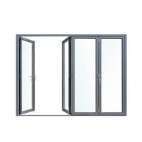 Aluminum garage door prices product framed casement frame glass swing with strong tightness - Doorwin Group Windows & Doors