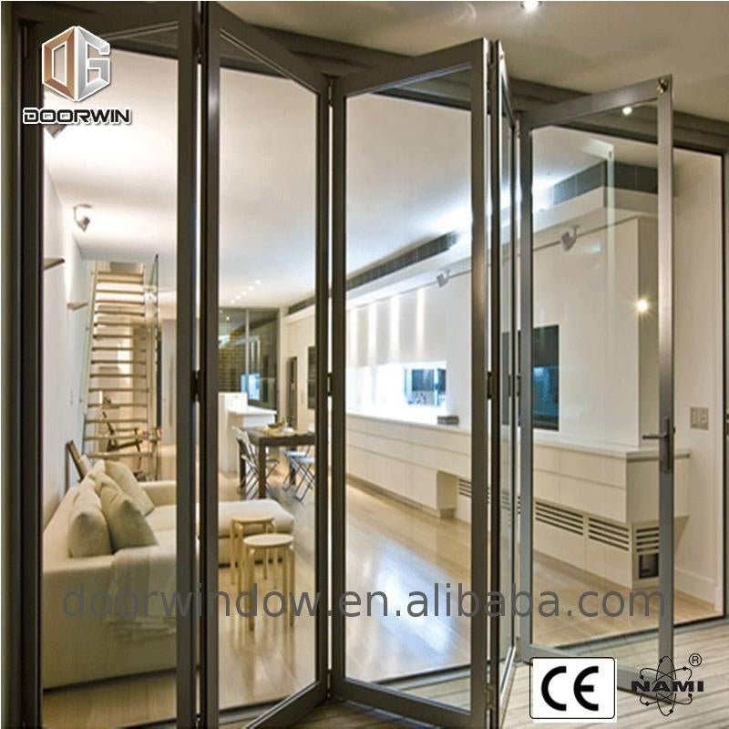 Aluminum garage door prices product framed casement frame glass swing with strong tightness - Doorwin Group Windows & Doors